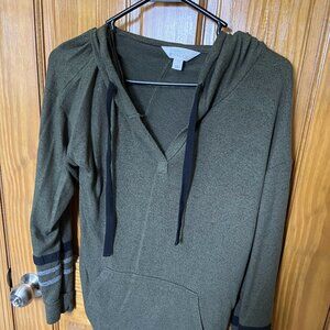 Kallon Brushed Knit Hoodie Sweatshirt